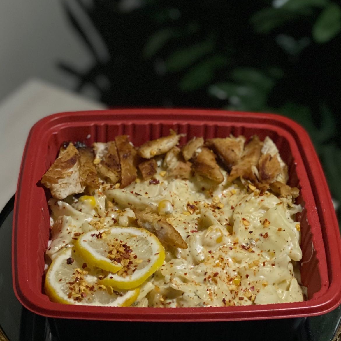 فوتشيني بالدجاج