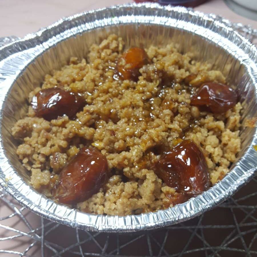 صحن فته بالعسل والسمن