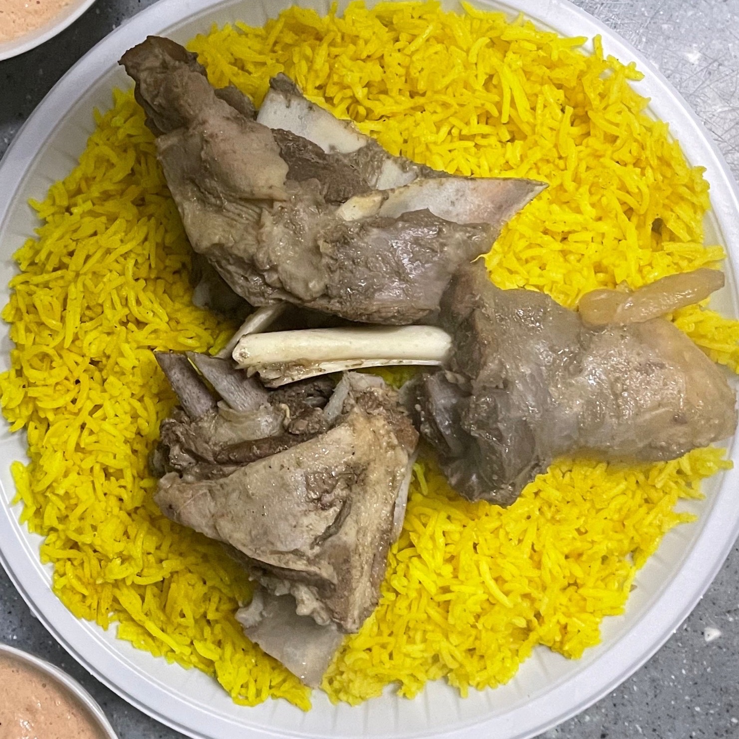 كبسة لحم الصوره تعبان ولا الشغل احسن من كذا ولذ