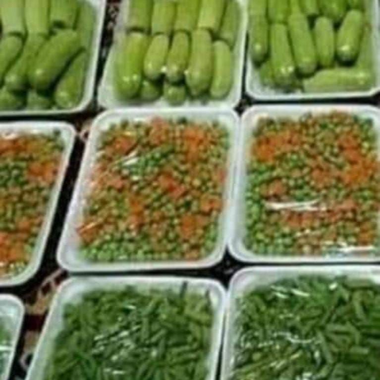 خضار متنظف حسب الوزن