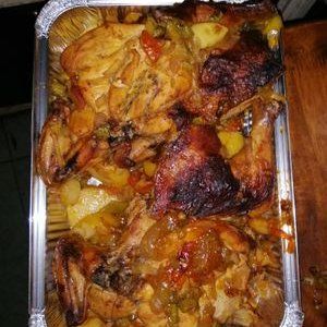 صنيه بطاطس بالفراخ