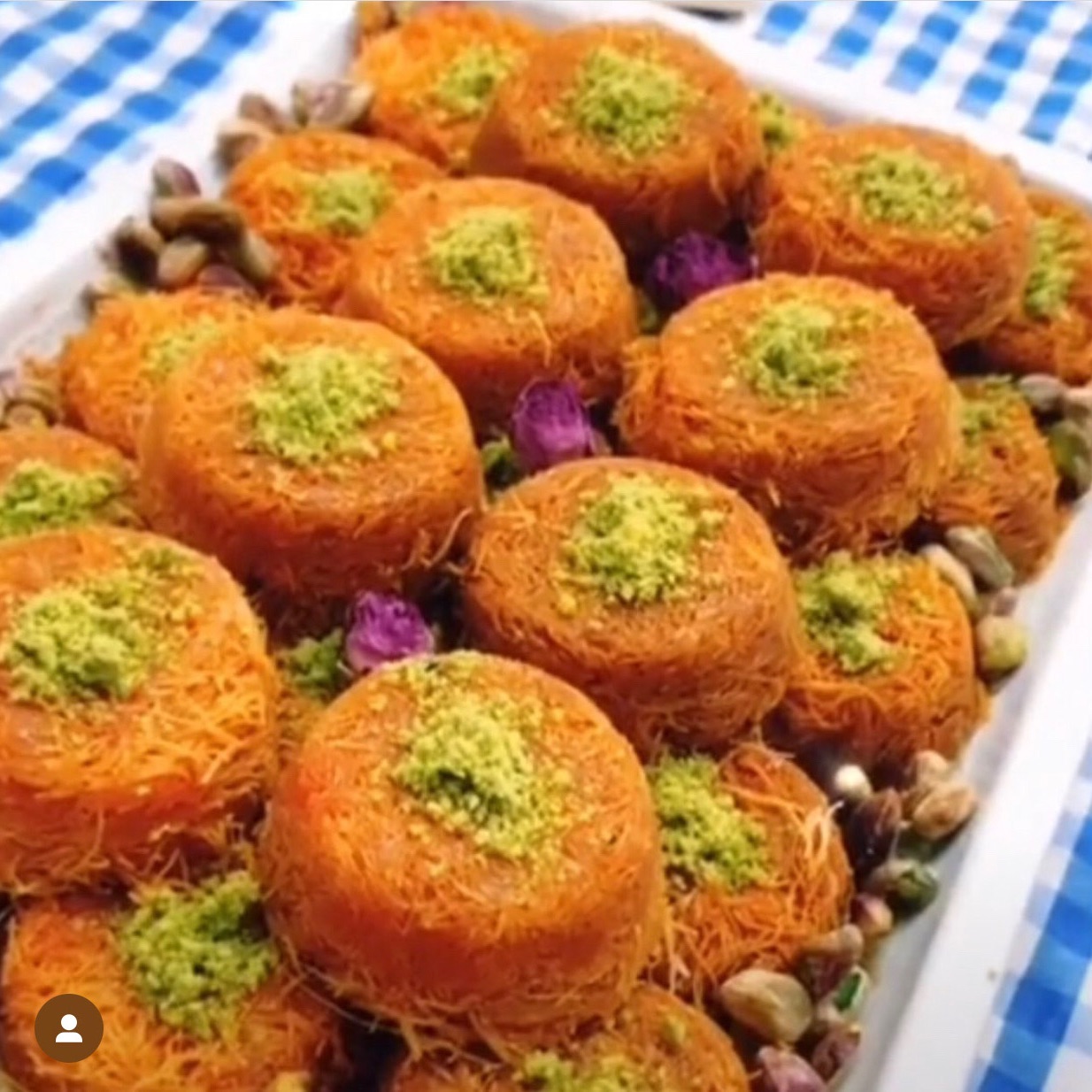 ميني كنافة بالقشطة