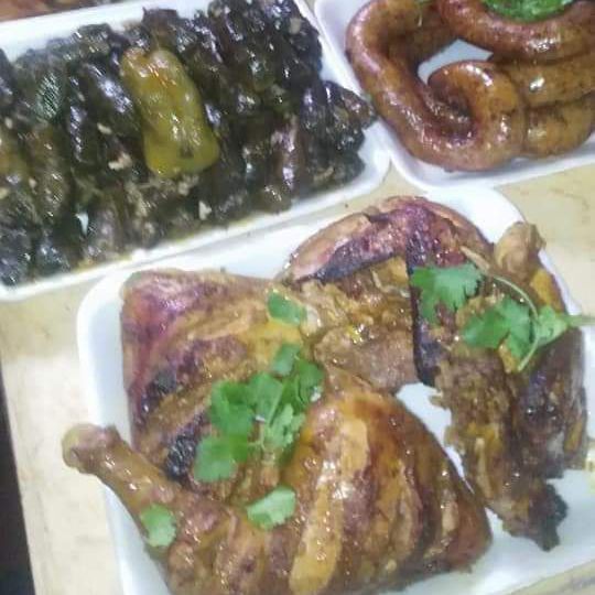 محاشي مشكله وفراخ مشويه