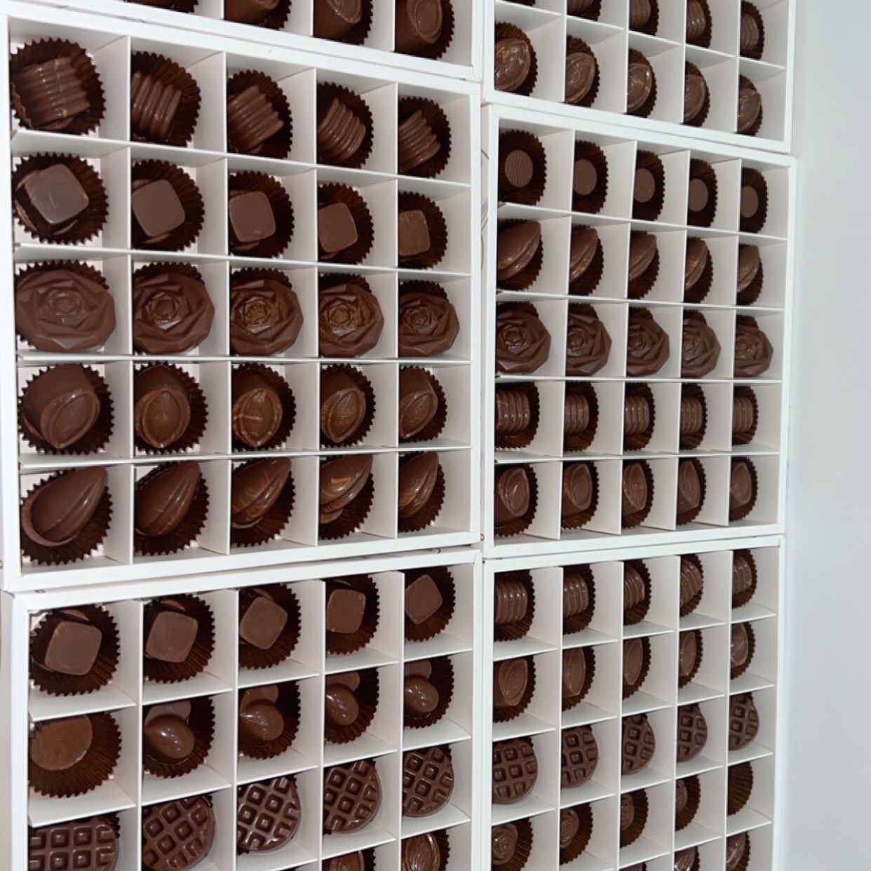 شكلاته بلجيكيه فاخره بحشوات متنوعه وبسعر مناسب للجميع ..