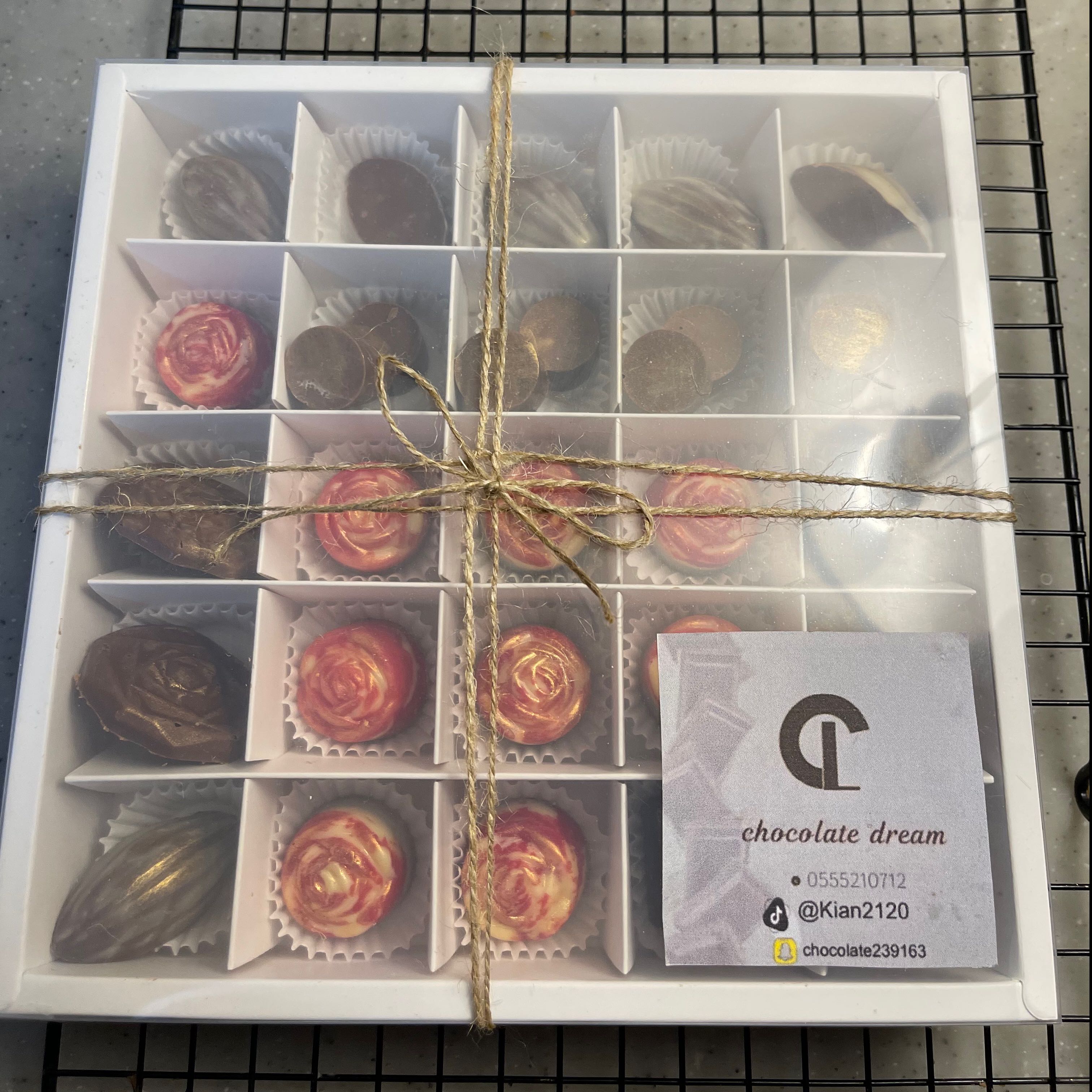 بوكس شوكلاته بلجيكية فاخرة 💕🍫