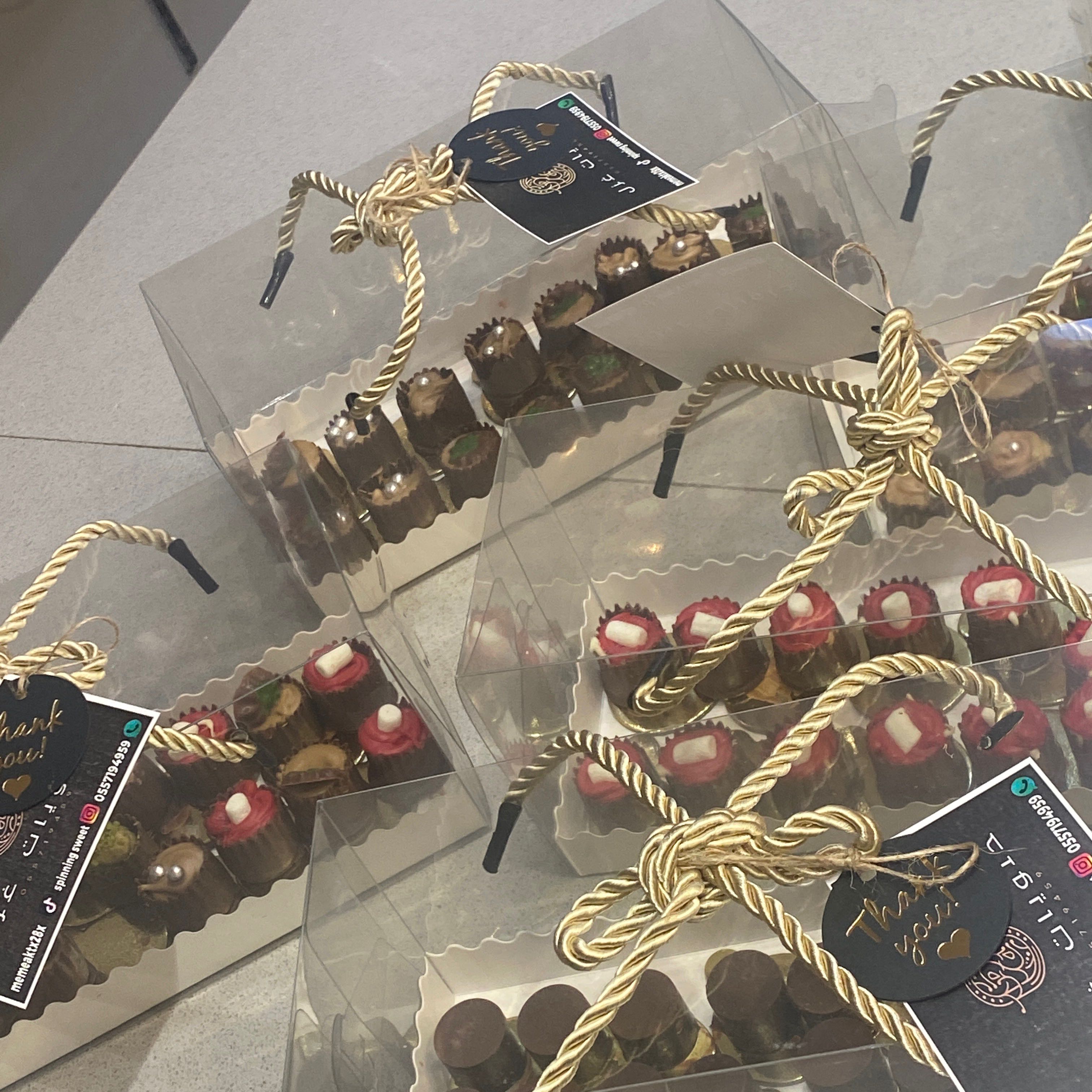 اكواب الشوكلت الميني بحشوات مختلفه