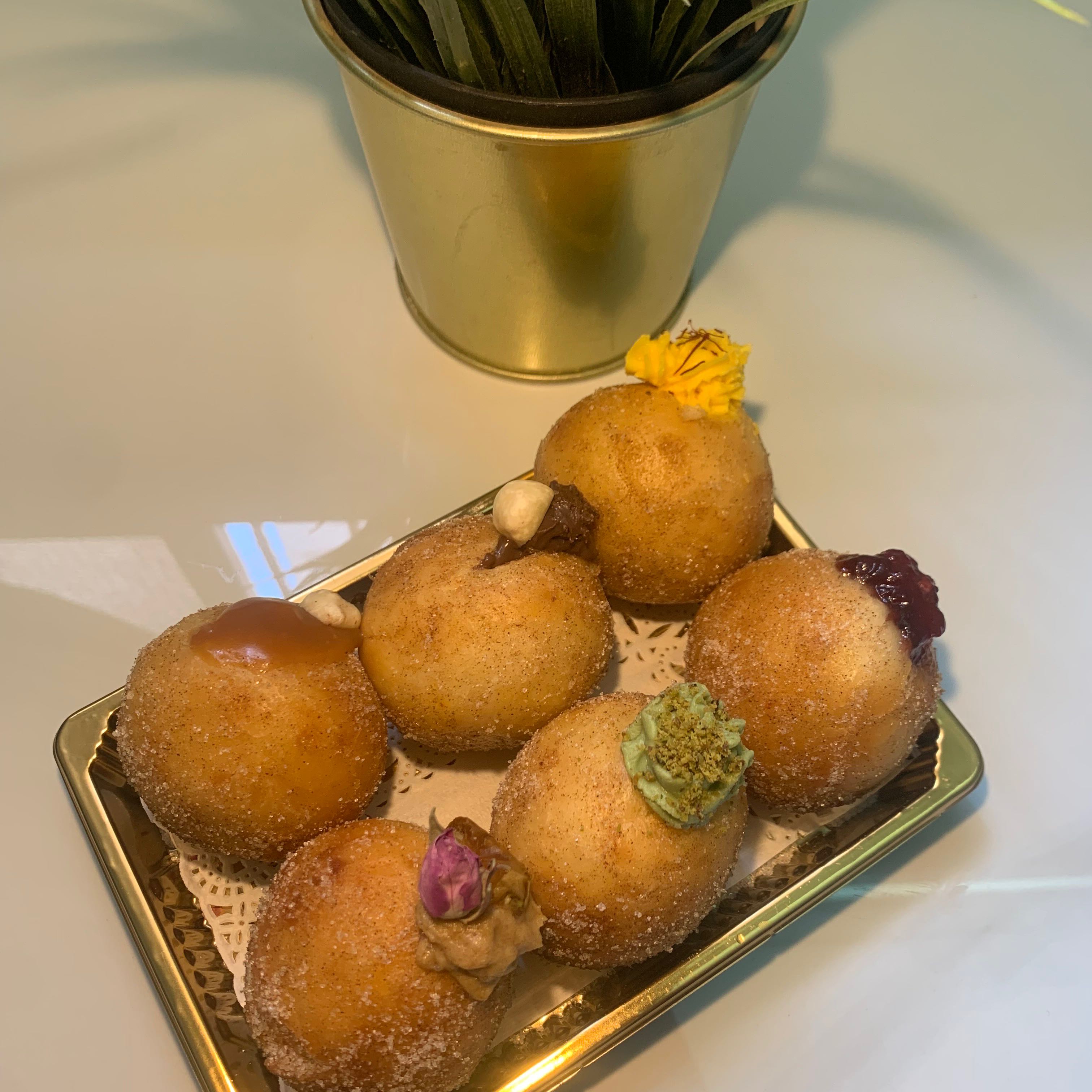 الدونات المحشيه حشوات متنوعه