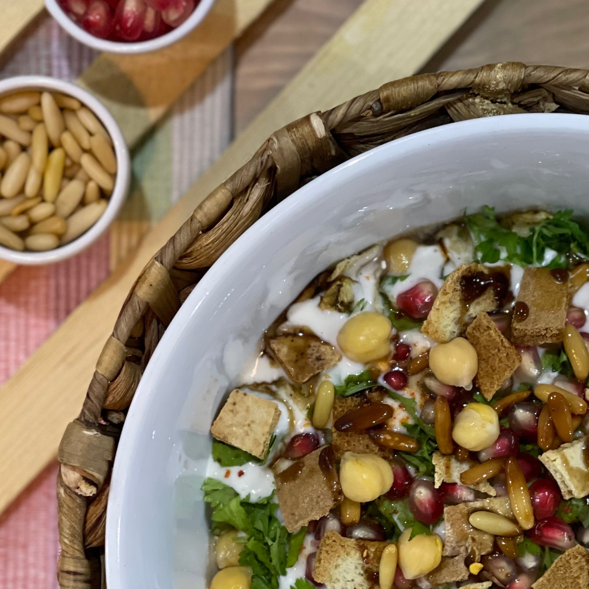 فتة الباذنجان