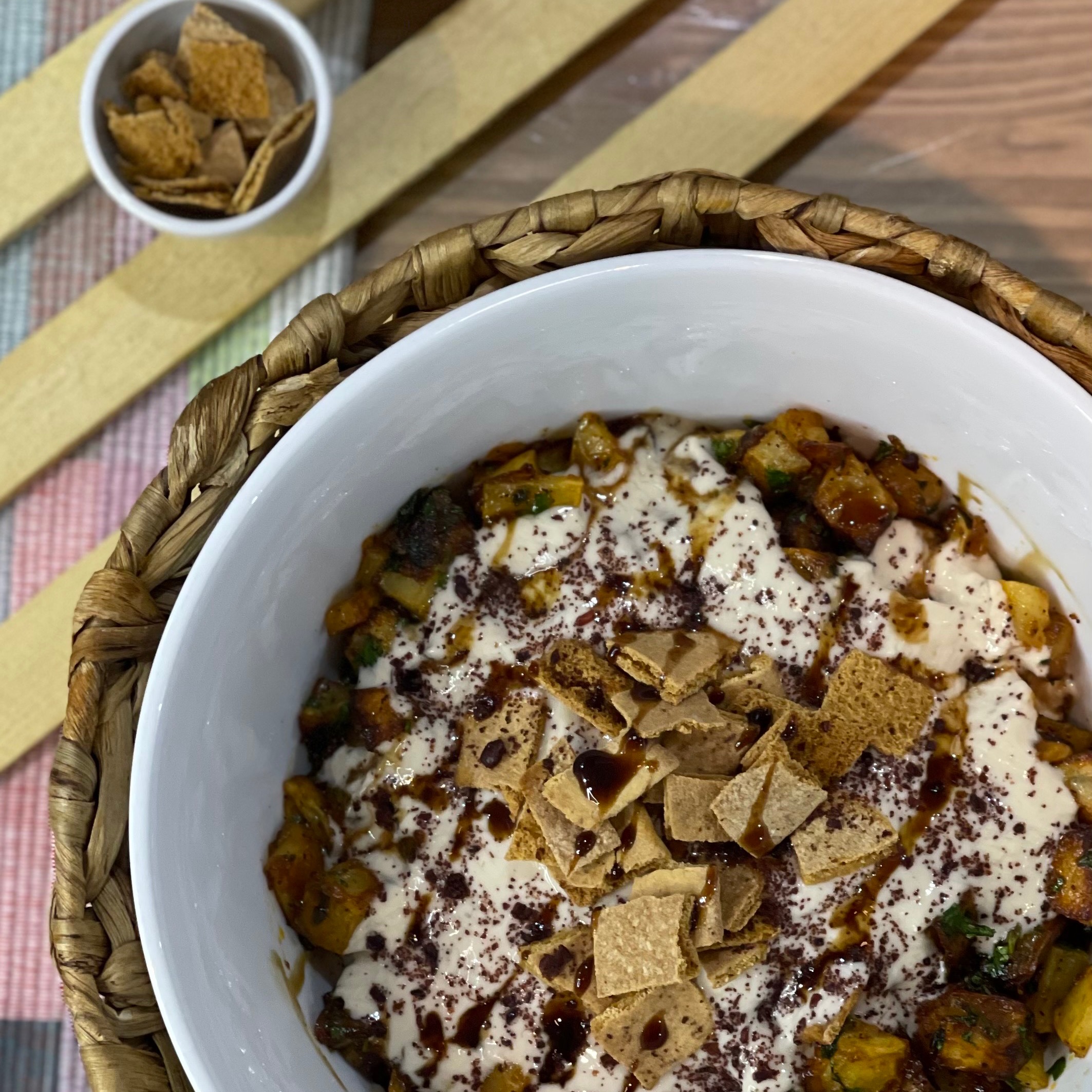 فتة البطاطس