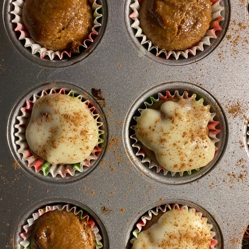 ميني بسبوسه ساده +بنكهة التوفي +بنكهة السينبون