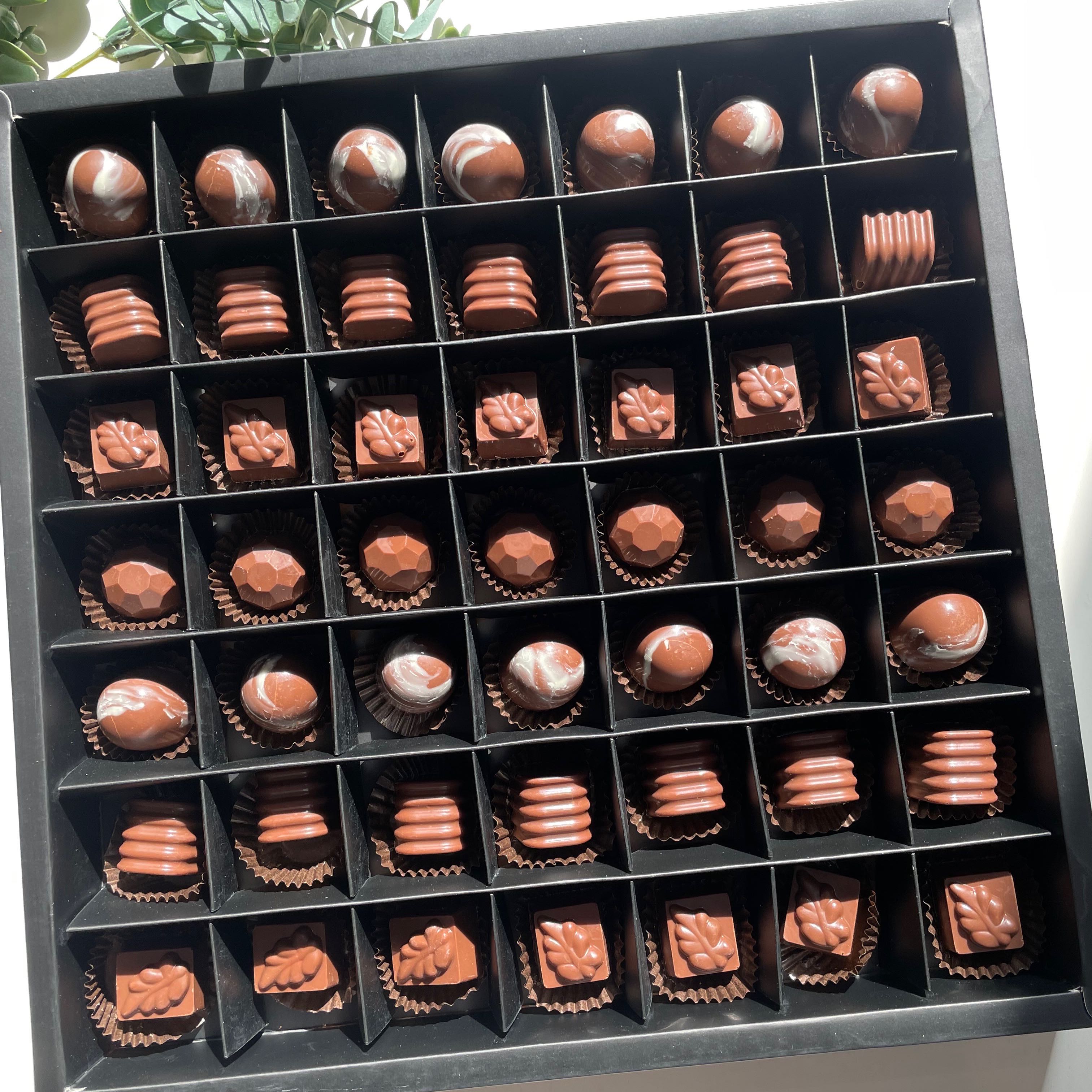 شوكليت بعدة حشوات