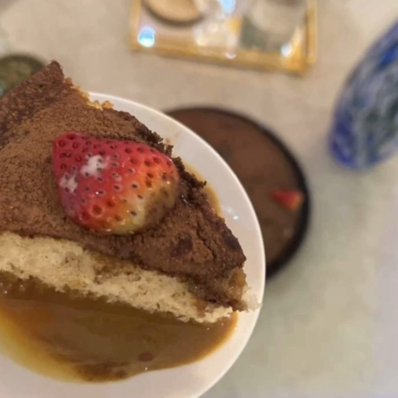 كيك مع صوص والطعم خورافي🍰😋