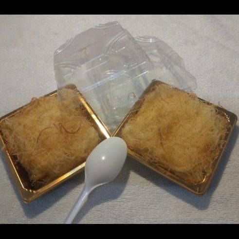 كنافه بالقشطة او المكسرات