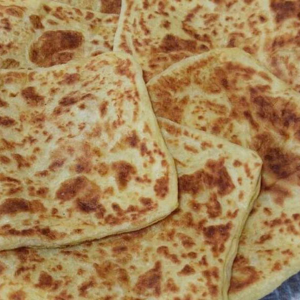 دقيق ملح زيت زبده