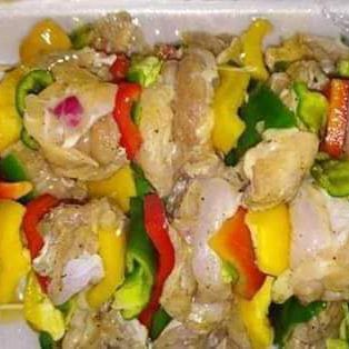 شيش طاووق وراك فراخ مخليه توابل زبادي لمون فلفل ملون