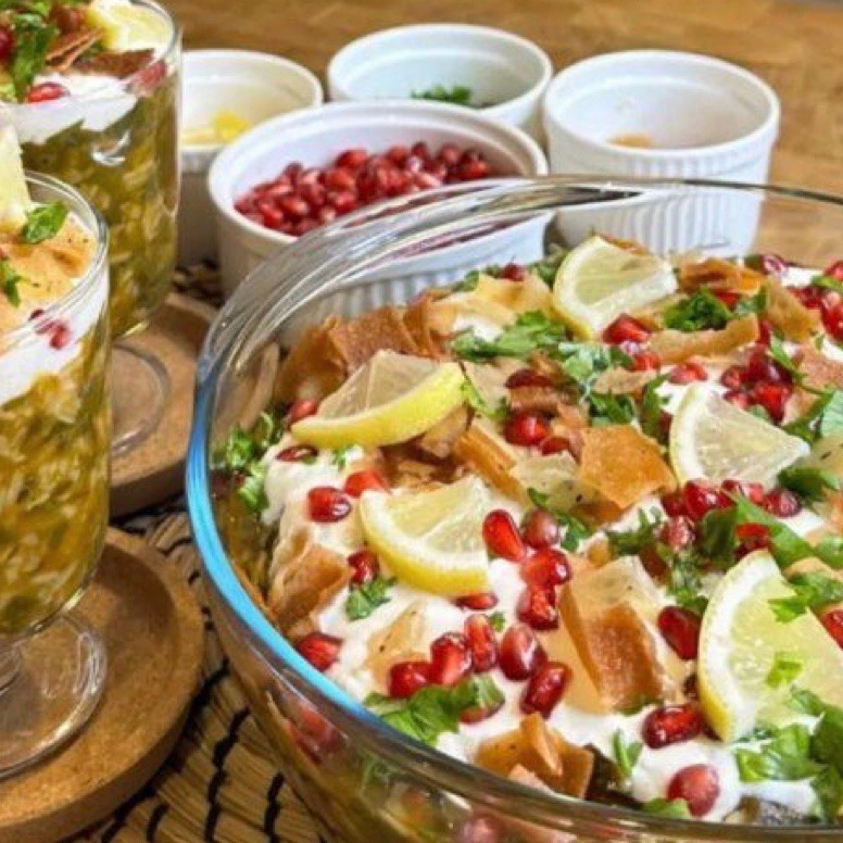 فتة ورق عنب وملفوف