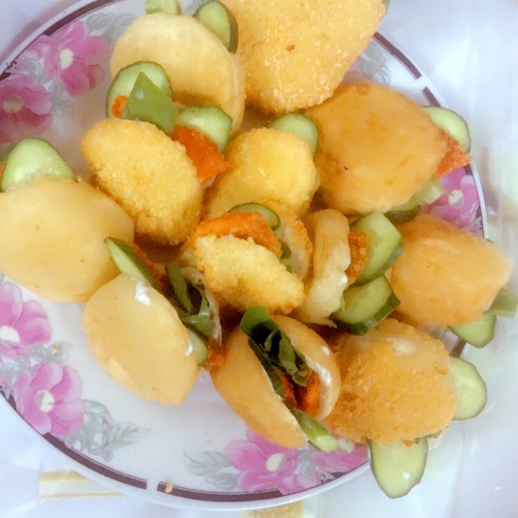 فم سمك ( جيب التاجر) بالبقسماط وبدون