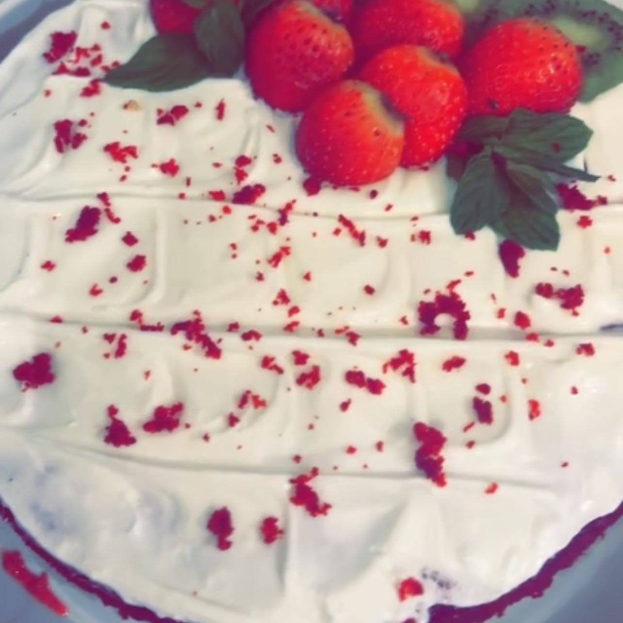 كيكه رد فلفت