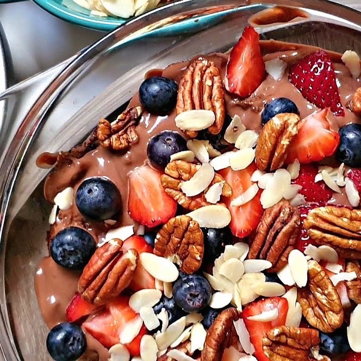 حلى بودينق الشوكلاته مع الكيك