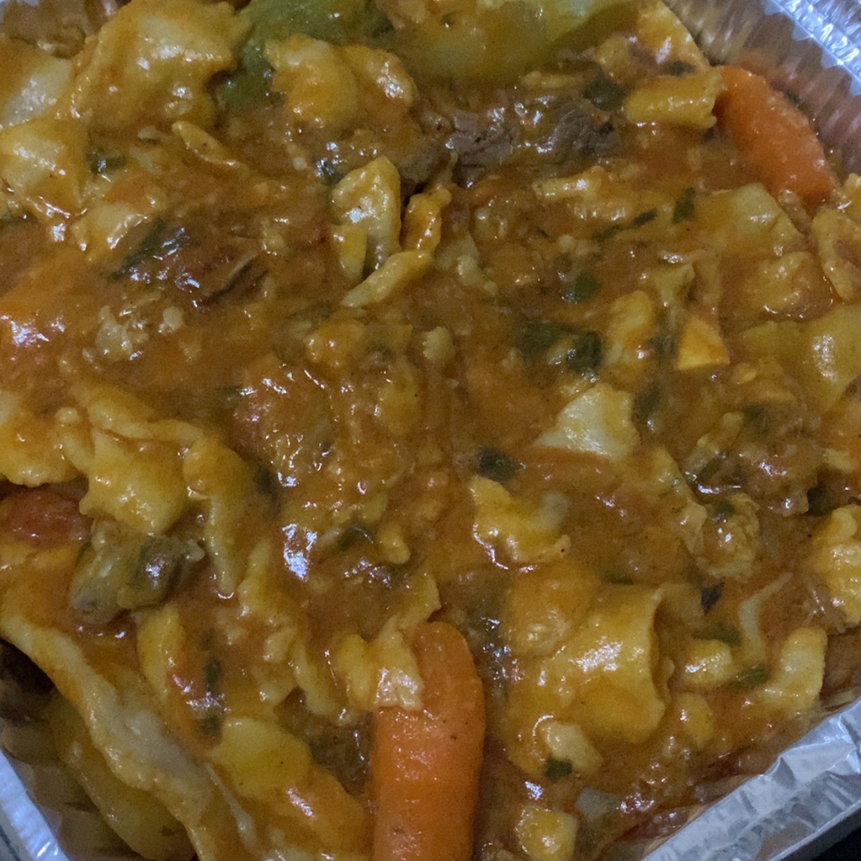 صحن مرقوق باللحم