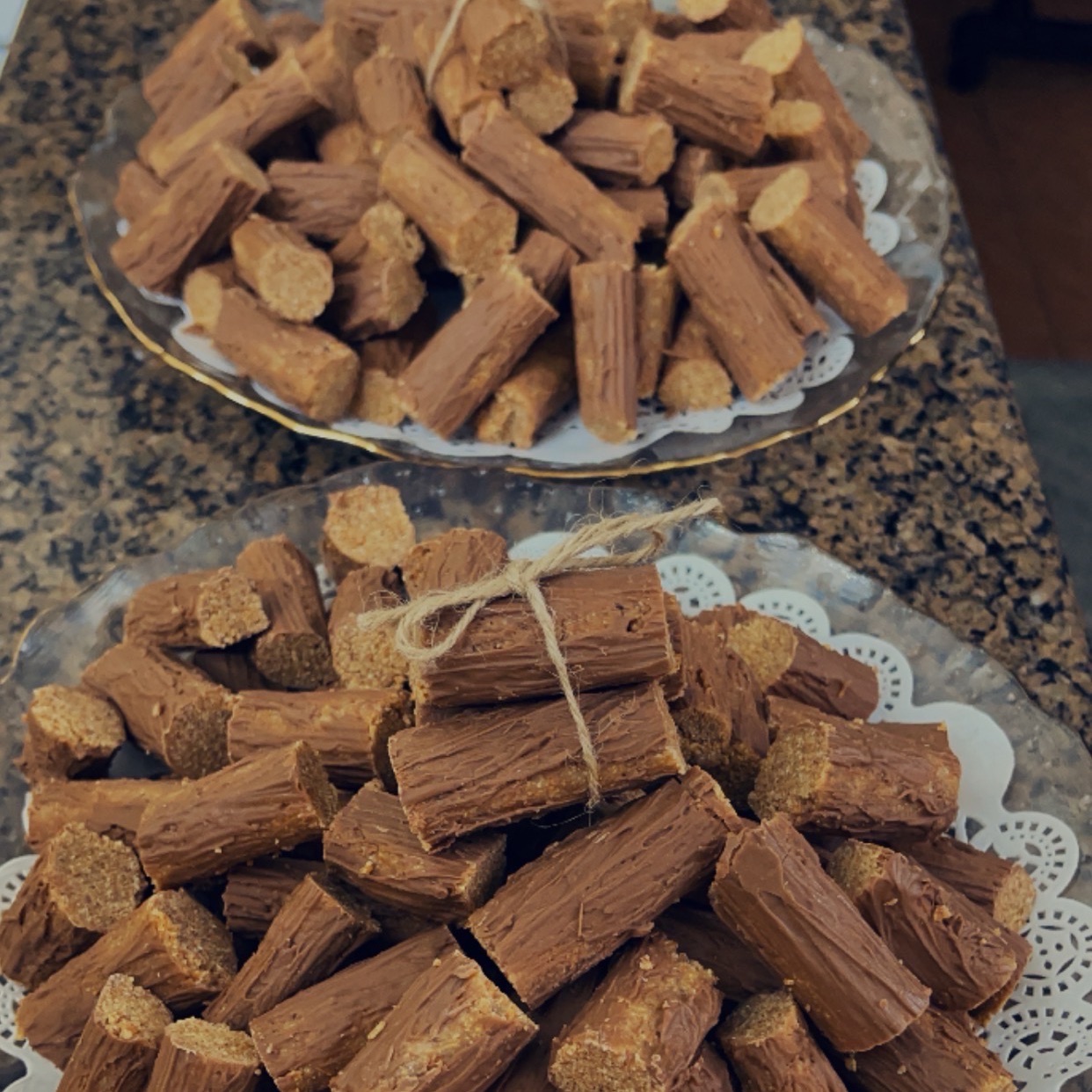 حلا الحطب الجميل تنفع للجمعات والمناسبات🪵😋