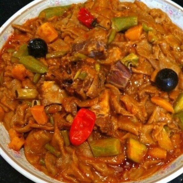 مرقوق دجاج وخضار
