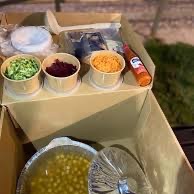 بوكس بليله مع ملحقاته يكفي اكثر من ١٥ شخص