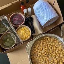 بوكس بليله مع ملحقاتهايكفي اكثر من ١٥ شخص