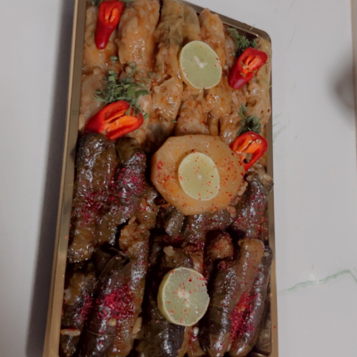 ‏ورق عنب وملفوف