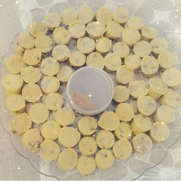 كوكيز مني الحبه ب٨٥هلله مع صوص شوكلاته

الإضافات ( شوكلاته بلجيكي، نوتيلا، كيندر، فستق) بحسب الطلب، كل نوع ٣ ريال.