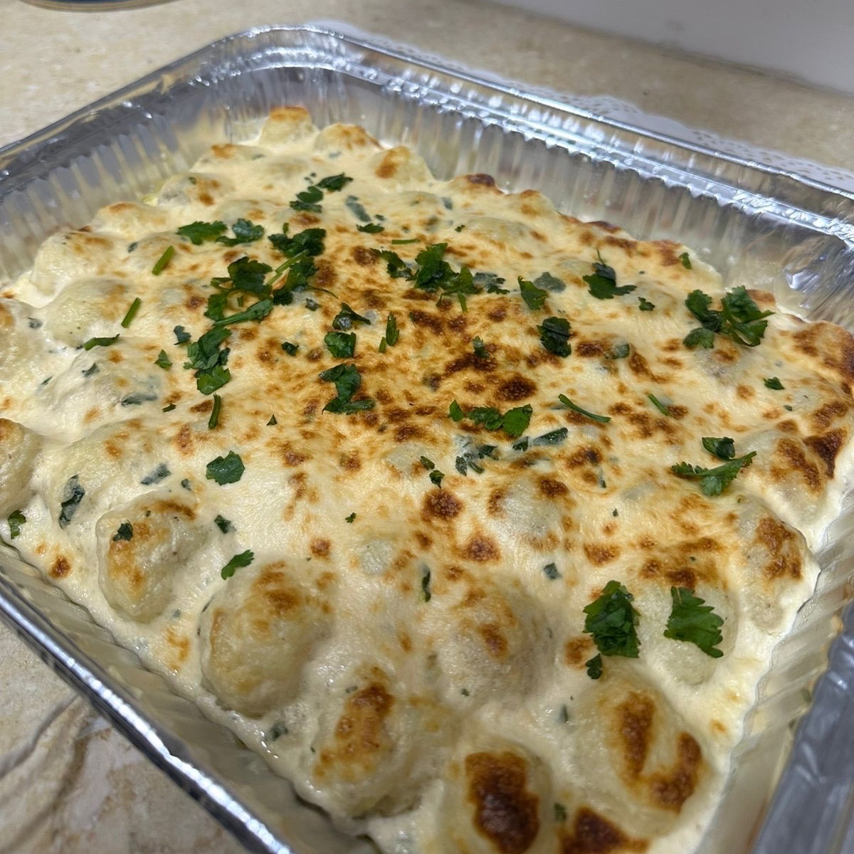 صحن كبير صينية كرات البطاطس🥔