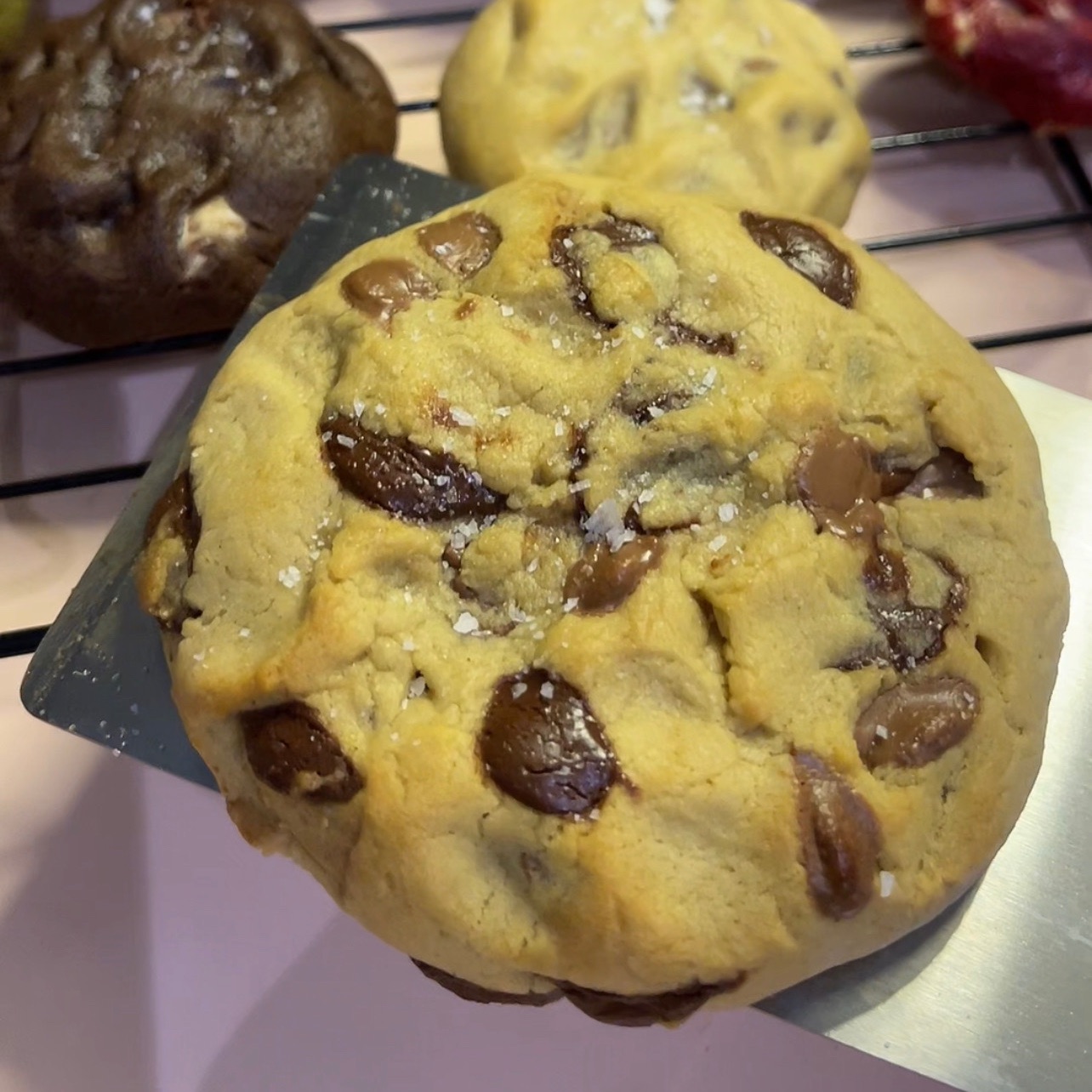 كوكيز دبل شوكليت 
تغوووص بالشكوليت البلجيكي 😋💖