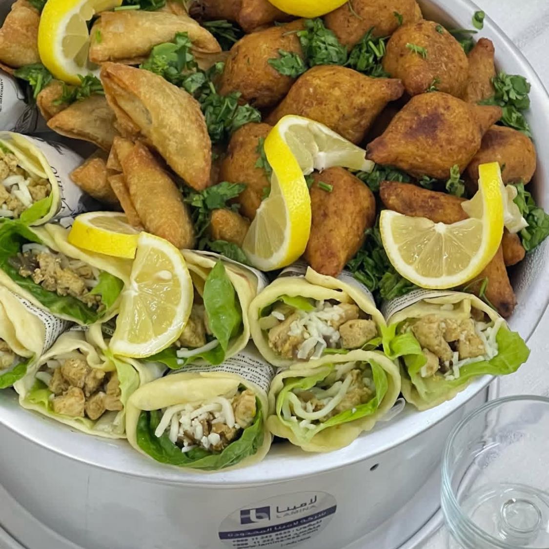 كبه مع ساندوتشات محشيه دجاج