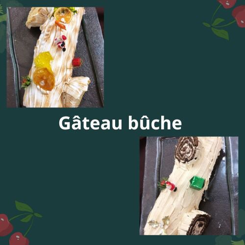 gâteau bûche citron et chocolat