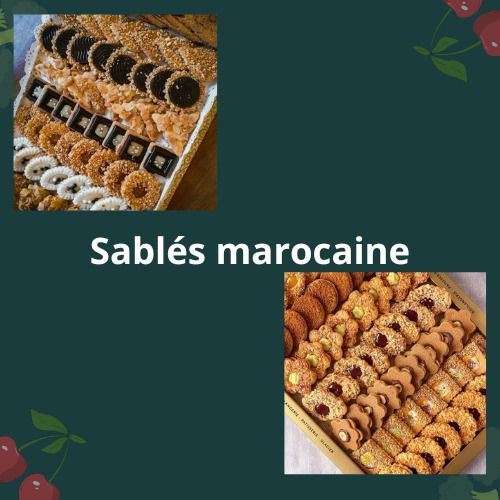 plateau sablé marocaine