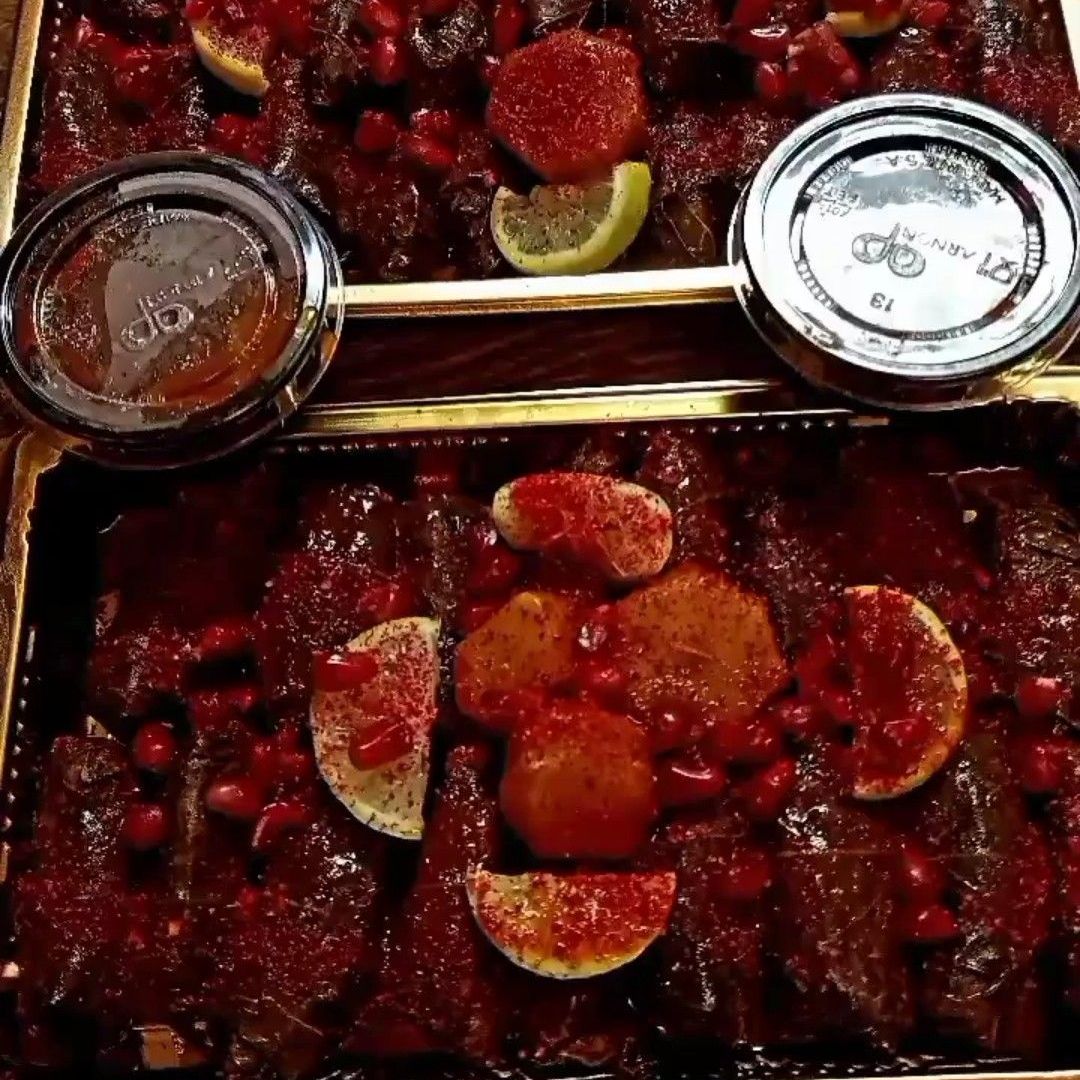 ورق عنب حامض وصوص سبايسي