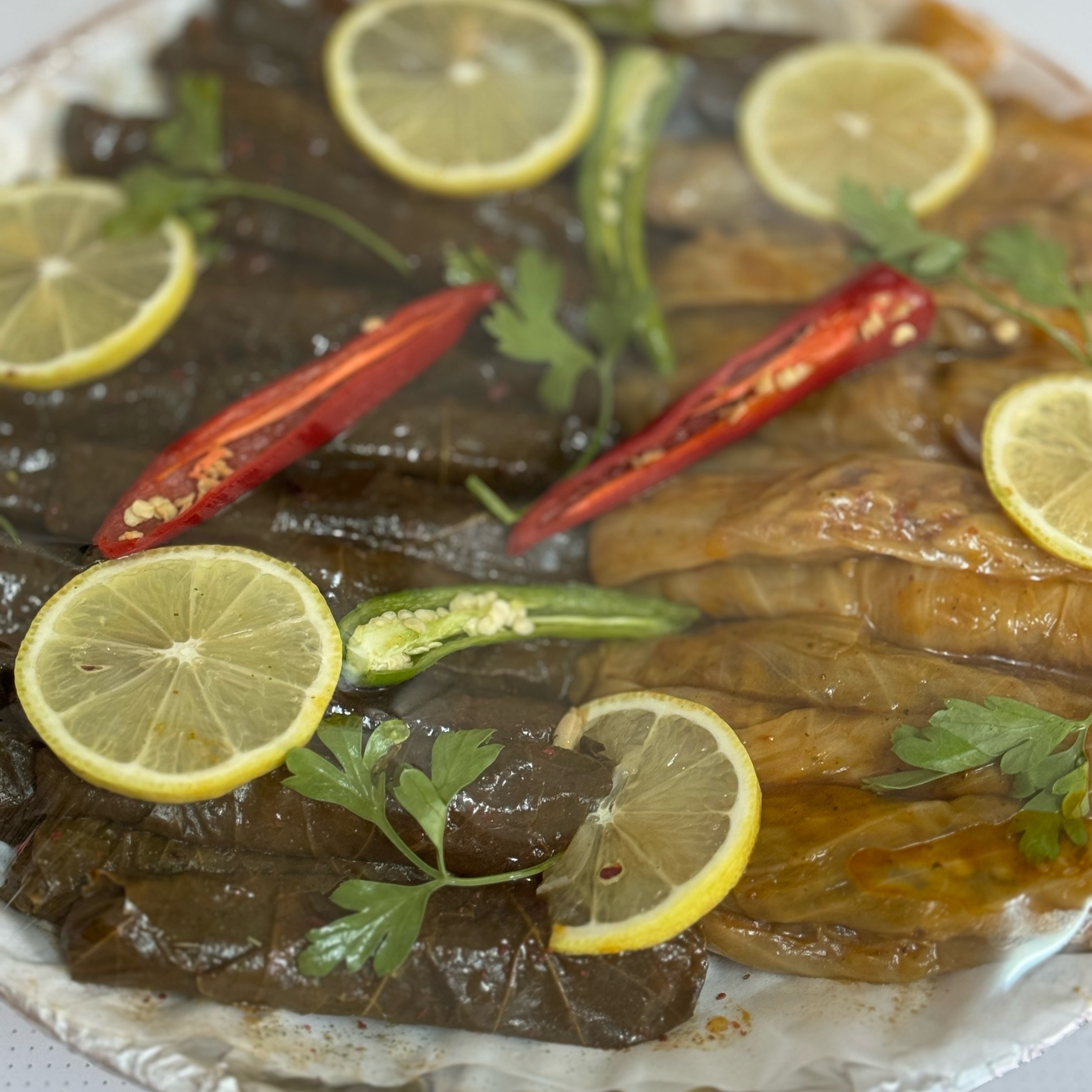 ورق عنب وملفوف