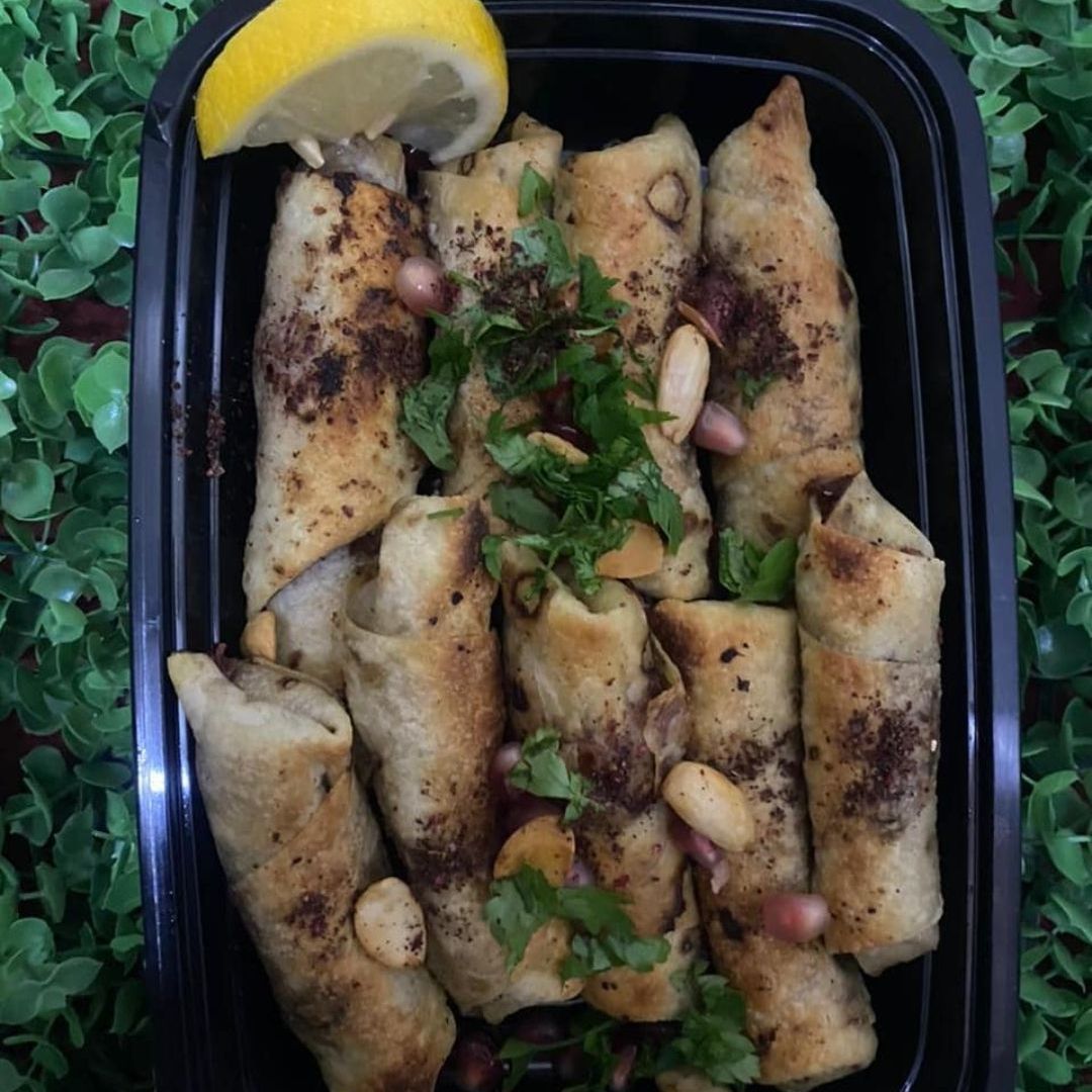 مسخن رول مع صوص الزبادي