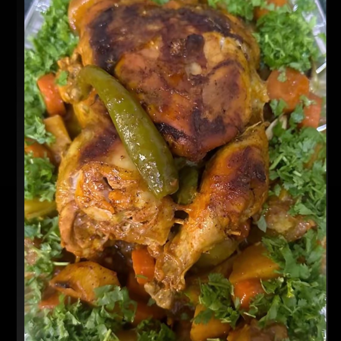 دجاجة محشية