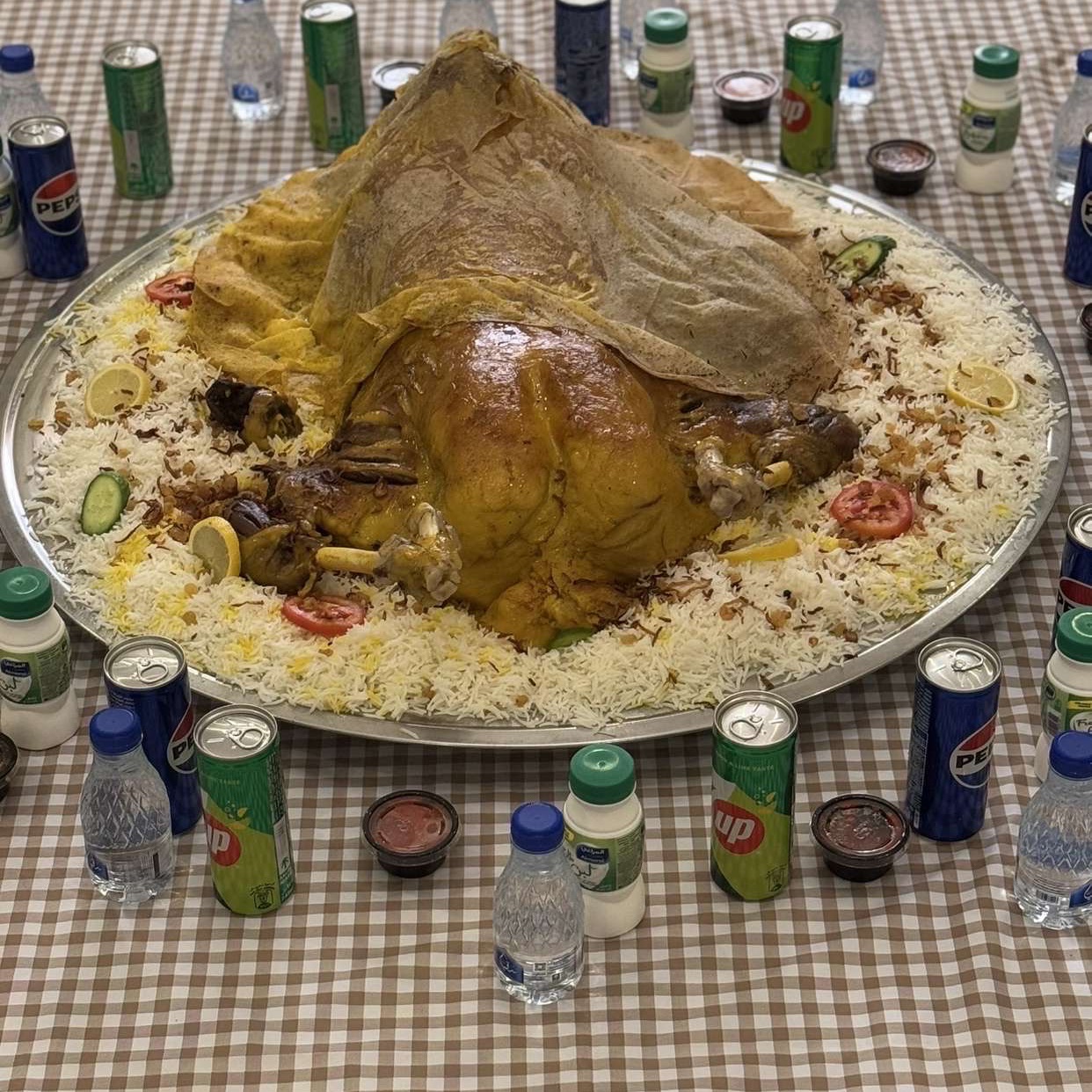 كبسه دجاج ولحم وا حاشي