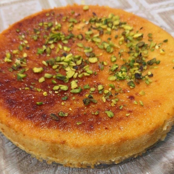 تشبز بسبوسة صينية كاملة
(حجم وسط)