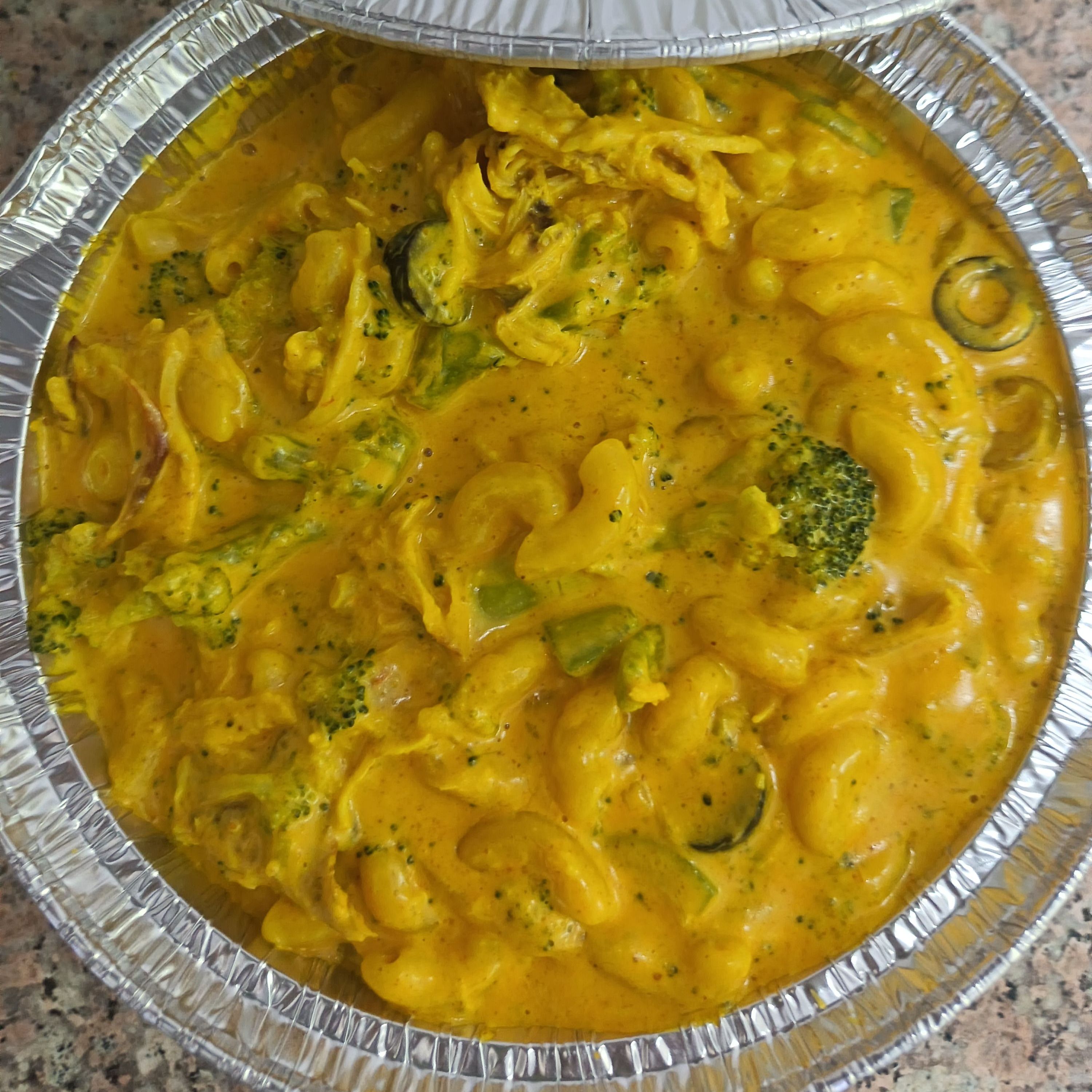 باستا بالجبن والزيتون والبروكلي 70ريال