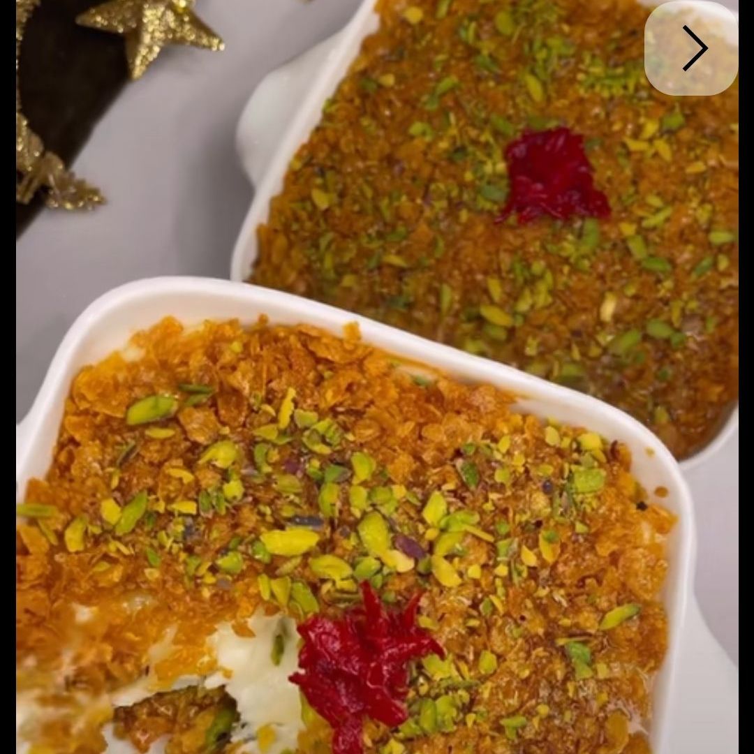 كنافة الكورنيش فلكس بحشوة القشطة اللذيذة