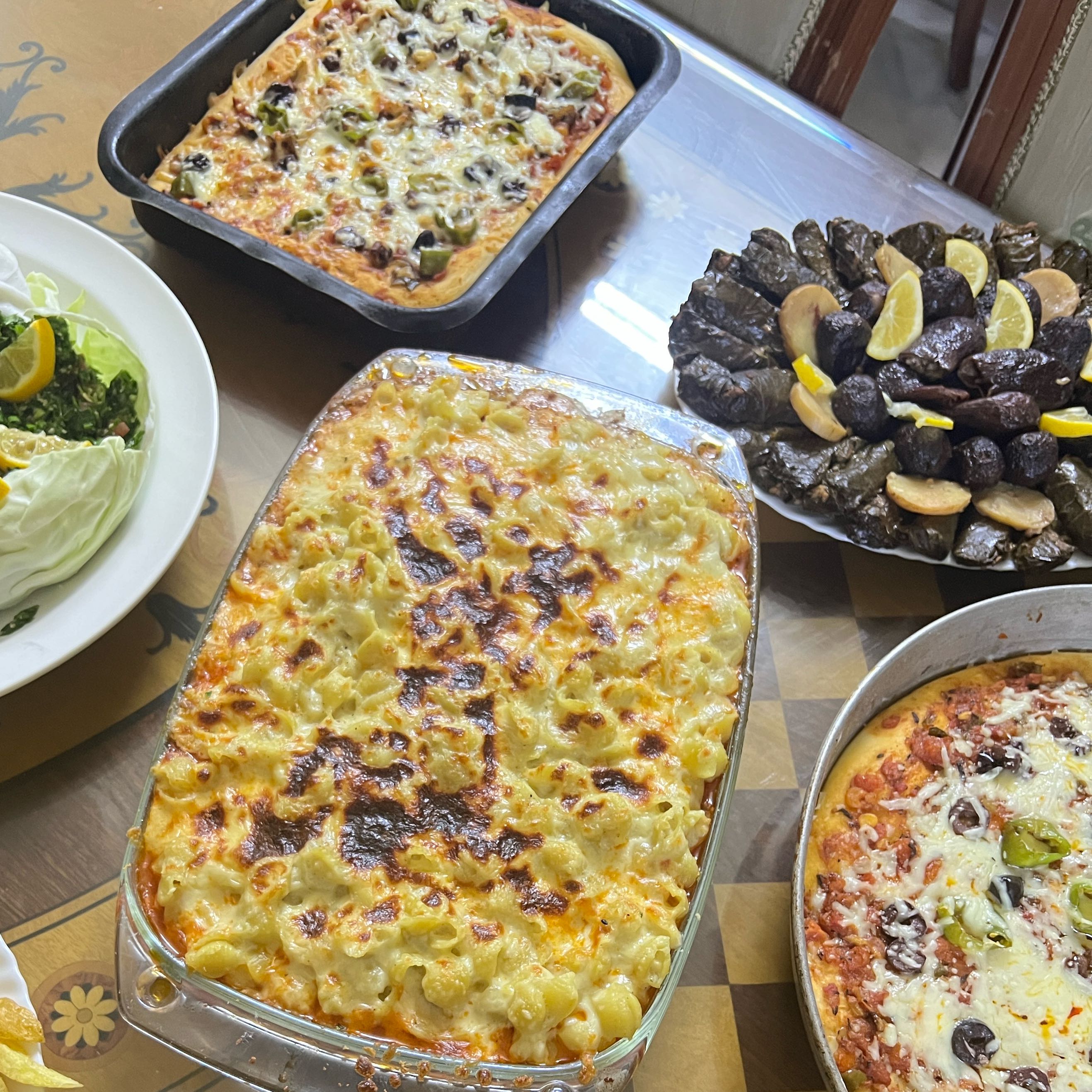 بشاميل 
يالنجي
بيتزا