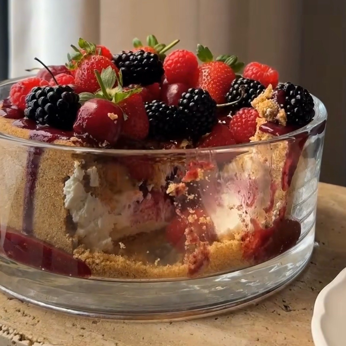 تشيز كيك مقلوب