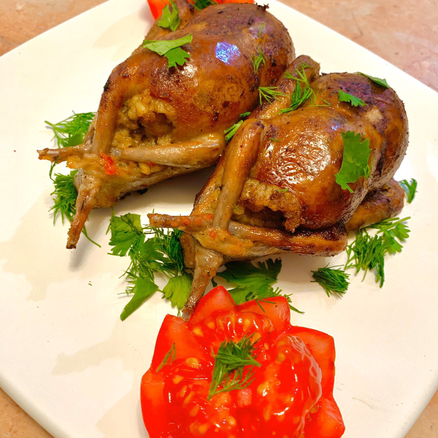 يا سلام علي الحمام وي تربيتنا هتاكل حاجه محترمه