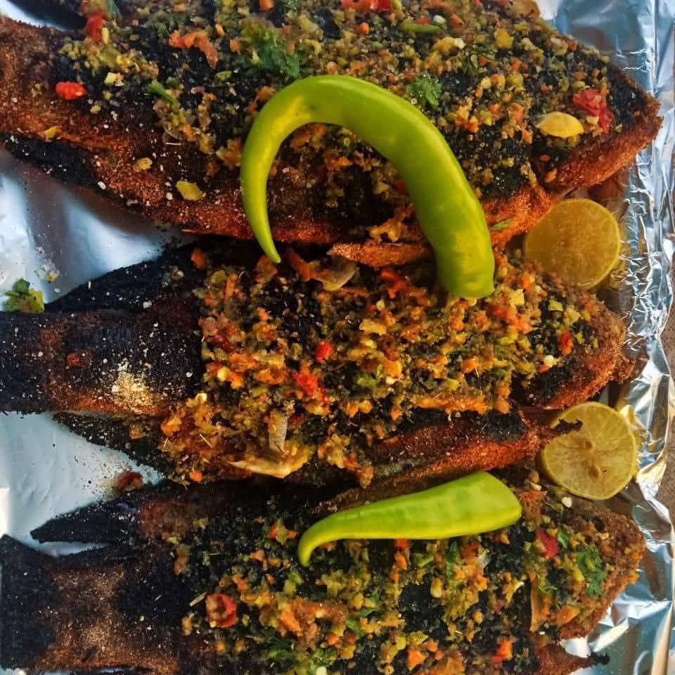 سمك بلطي مشوي