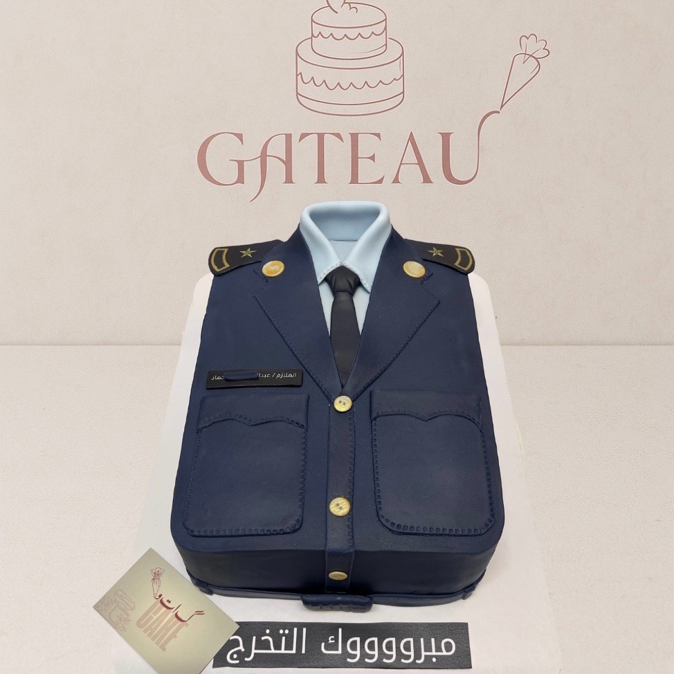 كيك تخرج عسكرية
