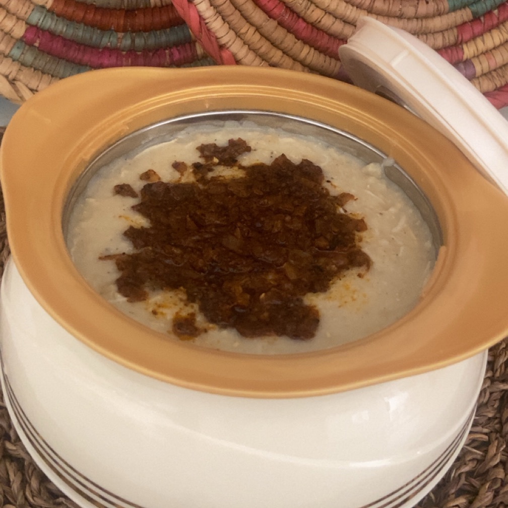 جريش بالكشنه 
حجم كبير 100 ريال 
حجم وسط 70 ريال 
حجم صغير 50 ريال