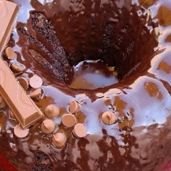 كيكة شكولاته غرقانه صوص